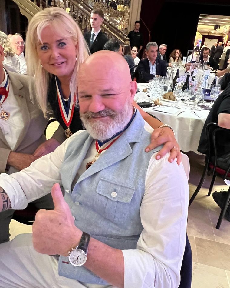 Sabine Comble lors d’un dîner de gala des Meilleurs Ouvriers de France